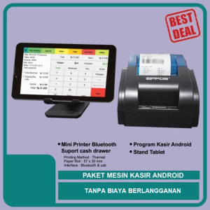Mesin / Alat Kasir Android Restoran Cafe Restaurant - Paket Standard