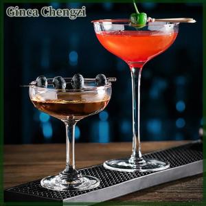 Ginca ถ้วยใส่เครื่องดื่มค็อกเทลแบบใช้แล้วทิ้งแก้วแชมเปญทรงสูงสำหรับงานแต่งงานงานวันเกิดอุปกรณ์บนโต๊ะอาหาร
