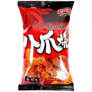 辈儿香八爪烧 网红休闲麻辣小零食 休闲零食【麻辣/酱爆肉味】40G   BEI ER XIANG BA ZHUA SHAO CASUAL SNACKS【SPICY/SAUCE】40G
