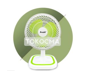 Arashi Kipas Angin Desk Fan 8inch General AR138 Kipas Meja Dinding MultiFungsi 2in1 2 Kecepatan