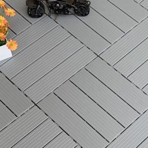 【Blazed】แผ่นตกแต่งสวน แผ่นปูพื้นสวน DIY  การออกแบบลายไม้เลียนแบบ ปูพื้นสวน ทนฝน กันลื่น ขนาด 30*30cm