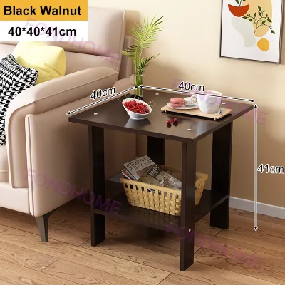 Nordic Bedside Table Small Square Desk Coffee Table Simple Sofa Side Table Corner Table Living Room Bedroom