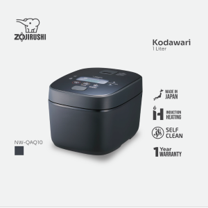 Zojirushi Kodawari Rice Cooker NW-QAQ10/18 Micom Induction Series Made in Japan - Black