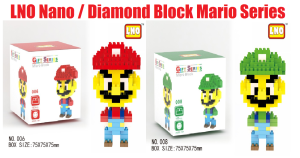 (Msia Stock) LNO Mario Series Nano Blocks LNO006 LNO008 Mini Diamonds Blocks Nano Bricks Collection Nanoblock Building Block Brick 马里奥 微型积木