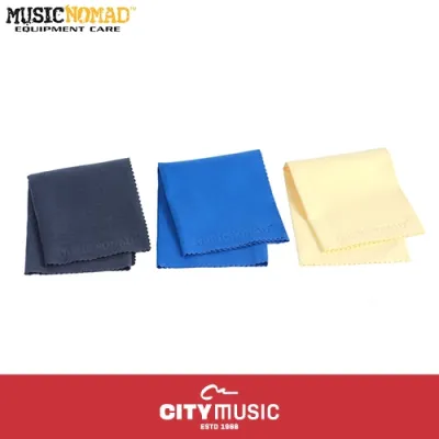 Music Nomad MN203 Super Soft Microfiber Suede Polishing Cloth (3-pack)