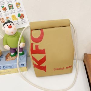 JENL McDonalds KFC Schoolbag Creative Large Capacity Backpack Bag Crossbody Bag for Parent-child Bag