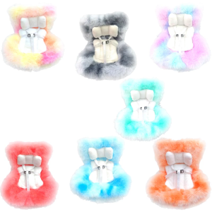 Ví kép búp bê vải nhung ghế với Vent kẹp gắn adjustable hiển thị đứng cho hộp mù Collector decors