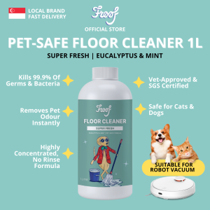 FROOF Pet-Safe Floor Cleaner | For Dogs & Cats – Eucalyptus & Mint (1L)