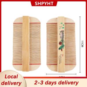 [COD] SHPYHT Local delivery Ship within 24 hours Double Sided Handmade Lice Comb Remove Itching Scraping Head Flea Cootie Comb
