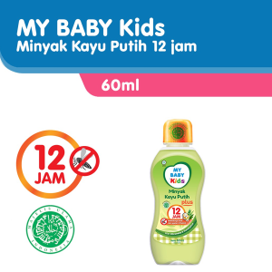 MY BABY Kids Minyak Kayu Putih Plus 12 Jam | Melindungi anak dari gigitan nyamuk | 150mL 90mL 60mL