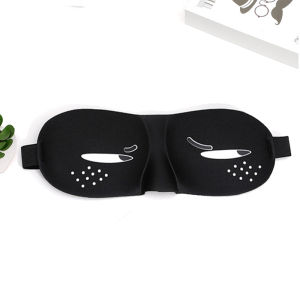 3D เซ็ตที่ปิดตาและที่อุดหู หน้ากากปิดตา สวมใส่สบาย Soft Eye Mask Blindfold Shade