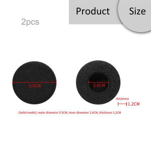ราคาต่อ 1 คู่ แผ่นฟองน้ําครอบหูฟัง Pro Memory Foam Earpads แบบเปลี่ยน สําหรับหูฟัง  แผ่นรองหูฟังทดแทนอุปก