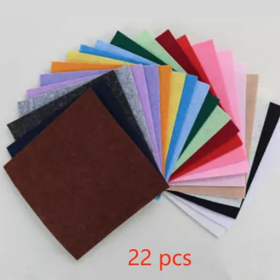 【Upgrade Your Style】 1mm Non-Woven Fabric Mixed Color Diy Handmade Paper Cutting Felt Cloth For Kindergarten Scrapbooking Doll Home Decorationtj10300