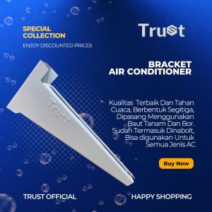 Breket AC 1 PK  3/4PK 1/2PK bracket AC outdoor + Dynabolt set M10 - TRUST