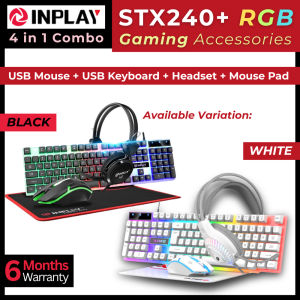 ndnew INPLAY 4 IN 1 PERIPLS COMBO STX240 BLACK for Desktop and Laptop