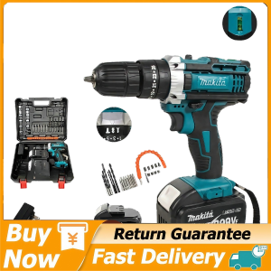 Makita Electric Drill – Heavy Duty Cordless Brushless Motor for Professional and DIY Use