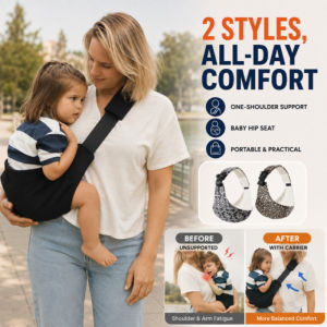 Front Facing Baby Carrier Infant Hip Seat Carrier Ergonomic Newborn Toddler Carrier Adjustable Breathable Hands Free Waist Support