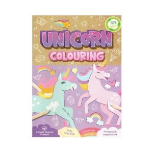 Unicorn Colouring Book for Kids with 50 pages to Color Magical Unicorns & Rainbows