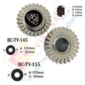 1 chiếc Logo chụp mâm ốp lazang bánh xe ô tô Maybach BC-TY