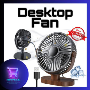 Portable Fan USB Desktop Fan Mini Air Cooler Rotation