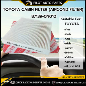 TOYOTA Premium Cabin Air Filter 87139-ON010 for Vios/Yaris/Altis/Wish/Camry/Estima/Vellfire/Alphard/Hilux