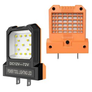 NEXASHOP Power Tool Parts LED Work Light Adjustable Universal Outdoor Searchlight High Quality Durable Portable Work Lights 12-85V Li-ion Battery