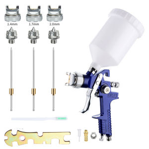 Nasedal H827 HVLP Sprayer 1.4/1.7/2.0mm Nozzle 600ml Cup Car Wall Painting Tool Mini Furniture Paint Airbrush High Atomization Tool