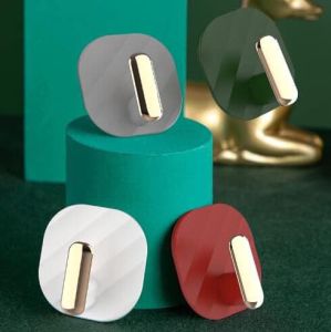 Vỉ 4 móc dính tường treo đồ đa năng siêu xịn móc dính tường treo treo chìa khóa và vật dụng tiện ích