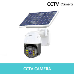 Original V380 Pro Solar CCTV Camera Connect Cellphone With Audio and Speaker Buy 1 Take 1 CCTV Camera No Need Internet Outdoor Wireless IP Security Camera HD 1080P CCTV Camera Wifi Connect 360 Two-Way Audio Auto Tracking Waterproof Night Vision