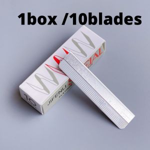 Stainleess Steel Eyebrow Trimmer Razor Blaze Epilator Hair removal Tools feather cut makeup remover Free Handle美容工具修眉毛刀片
