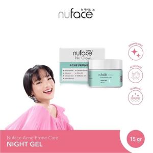 Nu face Nu Glow Brighthen & Supple Skin - Hydralock & Youthful - Acne Prone Care Day Cream - Night Cream - Night Gel - Komsetik Herbal Online
