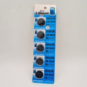 (1 Lembar Isi 5) Baterai CR2016 LITHIUM 3V Batre Baterai Jam Tangan Digital