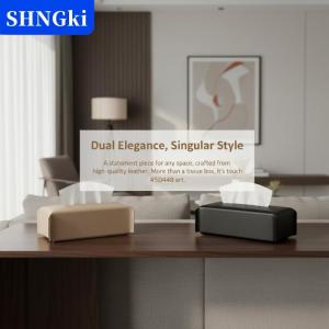 [COD] 🔥🔥🔥SHNGki Da hiện đại mô hộp trang trí Khăn ăn chủ cho văn phòng nhà xe đa năng và bền bìa giấy