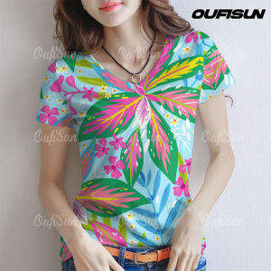 Beautiful Womens Chiffon Blouses Temperamental Women Office Chiffon Blouses Shirts Vneck Baju Blouse Perempuan Women Plus Size Suummer Sun Protection Top