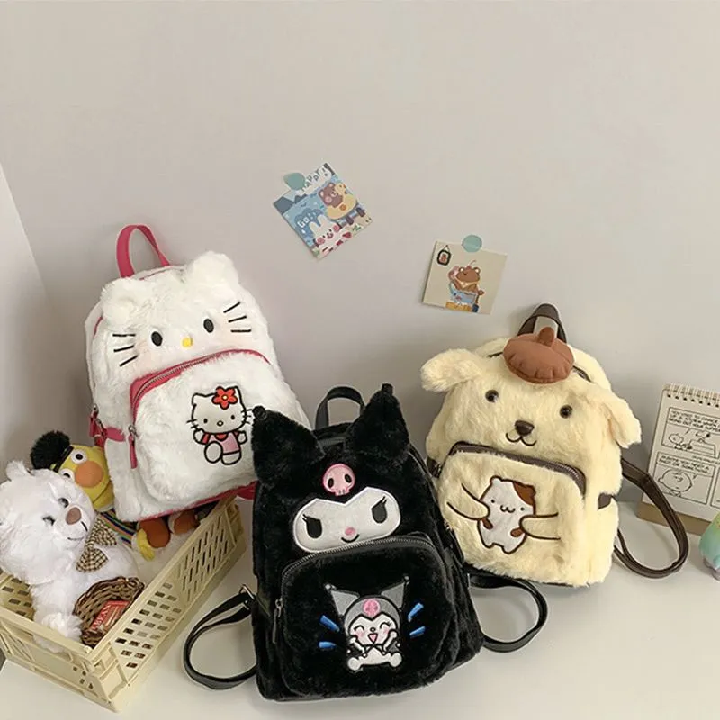 Sanrio plush backpack hot sale