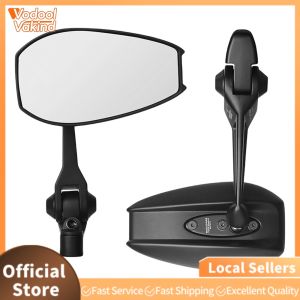 【Vakind】 2Pcs HandleBar Side View Mirror Adjustable Anti-Glare Scooter Bar End Handlebar Mirror for Street Bicycle Motorbikes