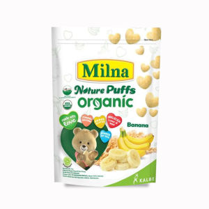 Milna Nature Puff Organic (Apple / Banana / Cheese) 15g Baby Biscuit Cracker Biskut Baby 饼干