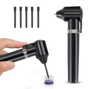 Tattoo Color Mixing Device Ink Pigment Mixer with 5 Pcs Mixer Sticks Black Waterproof Convenient Tattoo Supplies Tool