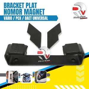 Bracket Dudukan Plat Nomor Magnet Honda Vario Old PCX Nopol Windshield Visor