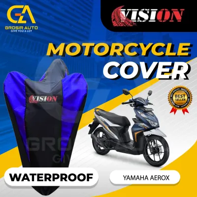 [ BAYAR DI TEMPAT ] Sarung Penutup Tutup Selimut Pelindung Body Cover Motor Honda BEAT nmax scoopy beat vario mio revo supra x Anti Air VISION Waterproof