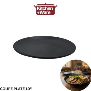 SHUNTA Premium Matte Black Melamine Tableware - Durable Modern Plates Bowls & Dipping Dishes