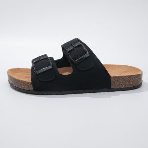 [Free Shipping] New Summer PVC Buckle Sandals Flat-Soled Flip-Flops WomenS Half-Slipper Style Thick-Soled Outdoor Sandals