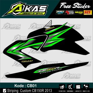 Striping Variasi CB150R 2013 Sticker Custom Cb150R Murah kode CBR01