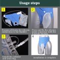 Silicone  bedridden use incontinence panty urine bag urine collection bag drainage bag airtight urine catcher liquid silicone urinal. 