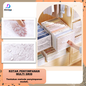 Storage Box Underwear Organizer Kotak Penyimpanan Pakaian Dalam Kaos Kaki Waterproof