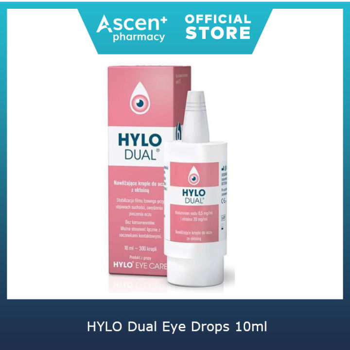 HYLO Dual Eye Drops [10ml] | Lazada