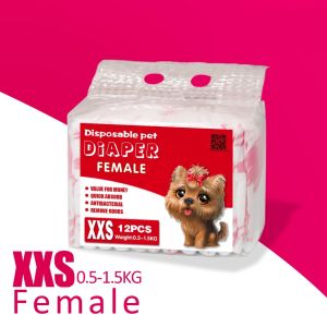 Ultra-Thin Breathable Pet Diapers for Dogs & Cats Quick-Dry Absorbent Incontinence Pads XL/XS/XXL Sizes - Buy 1 Get 1 Free