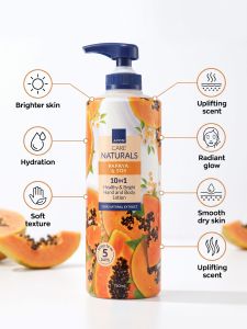 Avon Care Naturals Papaya & Soy Hand and Body Lotion 750mL 10-in-1 Brightening Moisturizer Skin Care