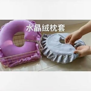 Cushion Massage Tool Slow Rebound Flower Shape Removable U-Shaped Pillow Face Pillow Face Massage Pillow