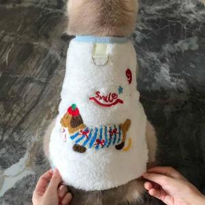 SKISOPGO เสื้อสัตว์เลี้ยง เสื้อสเวตเตอร์แมว เสื้อผ้าสัตว์เลี้ยง มีห่วงสำหรับเกี่ยวสายจูง น่ารัก ใส่สบาย ให้อบอุ่น